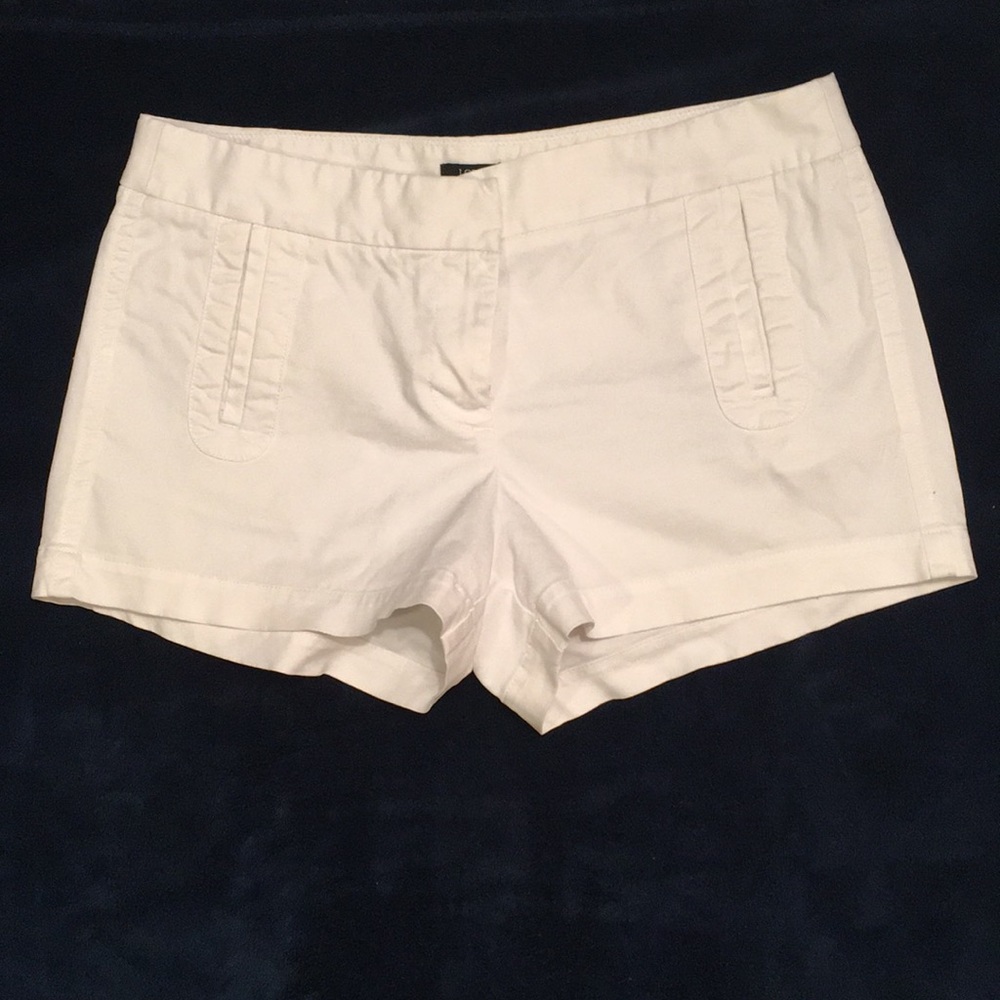J Crew White Shorts